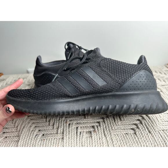 Adidas: Black Cloud Foam Sneakers - Picture 8 of 10